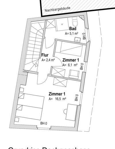 Grundriss Obergeschoss